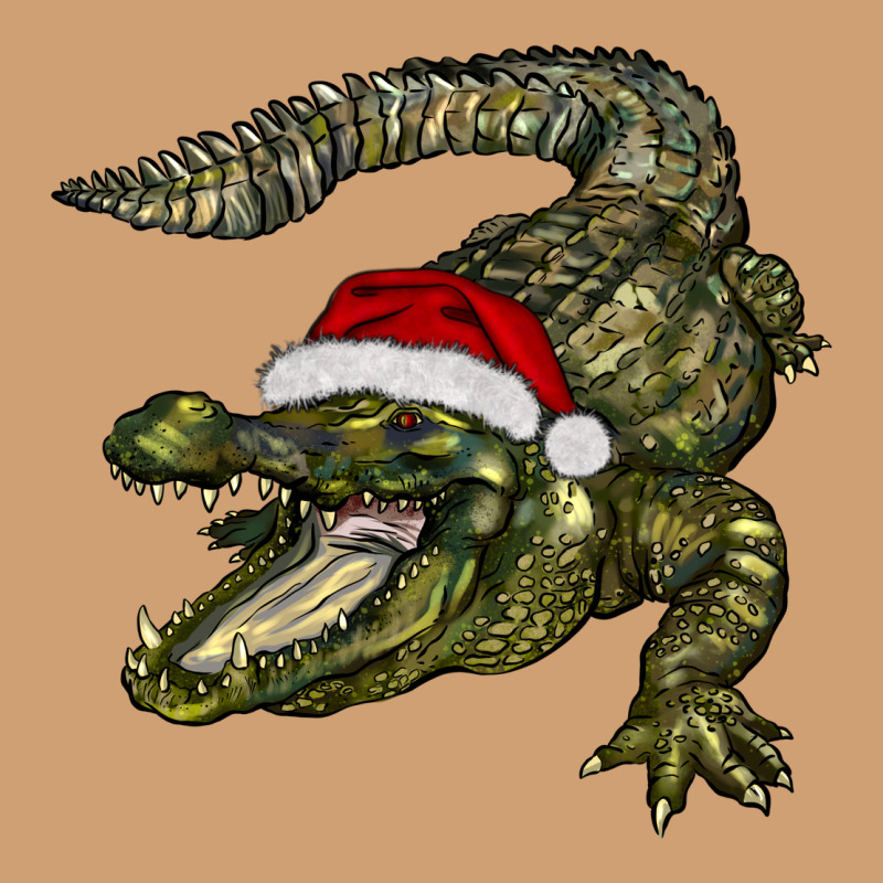 Christmas Alligator Vintage Tee by BarkalooDesign | Teevron