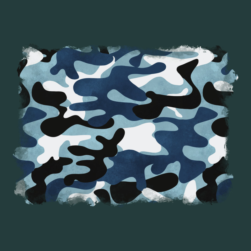 Blue Camouflage Background Classic Tee by BarkalooDesign | Teevron