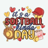 It's A Softball Kinda Day Premium Hoodie | Teevron