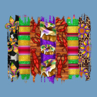 Mardi Gras Cake Fleur De Lis Crawfish Brushstrokes Urban Heavy Tee | Teevron