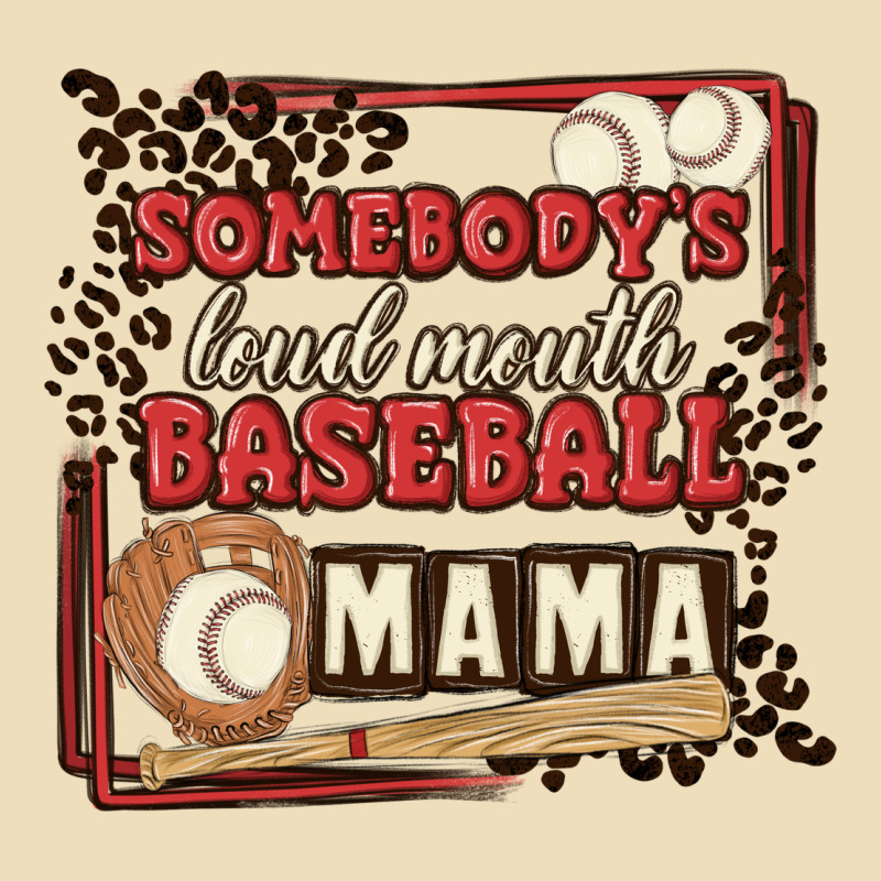 Somebody's Loud Mouth Baseball Mama Premium Hoodie by MaliasSmallBusiness | Teevron