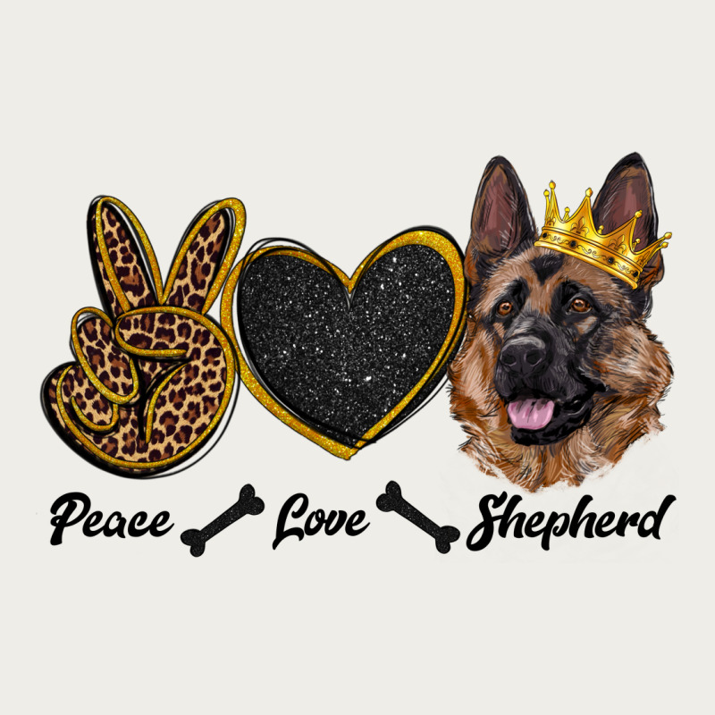 Peace Love Shepherd Zipper Hoodie by RanaPortraitStore | Teevron