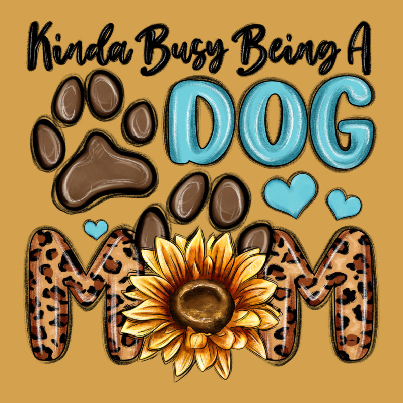 Kinda Busy Being A Dog Mom Urban Hoodie by MaliasSmallBusiness | Teevron
