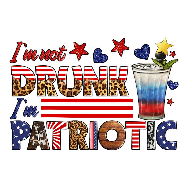I'm Not Drunk I'm Patriotic Heavyweight Hoodie by HRA Design Shop | Teevron