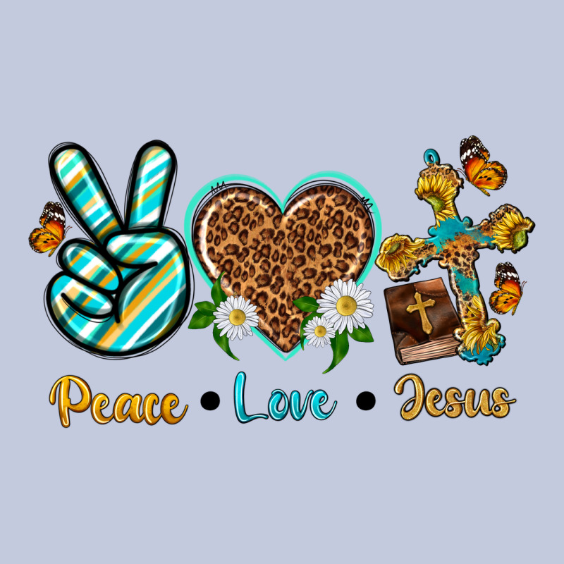 Peace Love Jesus Long Sleeve Tee by texasbilliewilder | Teevron