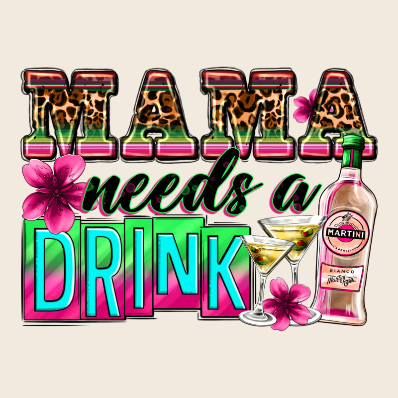 Mama Needs A Drink Zipper Hoodie by Zillion Design Studio | Teevron