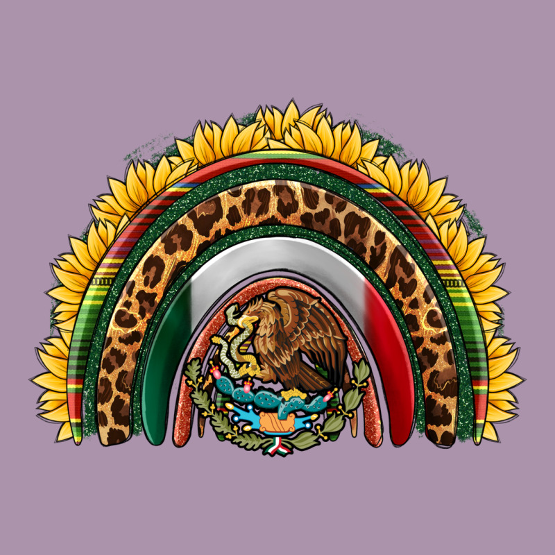 Mexico Sunflower Rainbow Heavyweight Hoodie by HRA Design Shop | Teevron