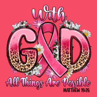 Breast Cancer With God All Things Are Possible Premium Sweatshirt | Teevron