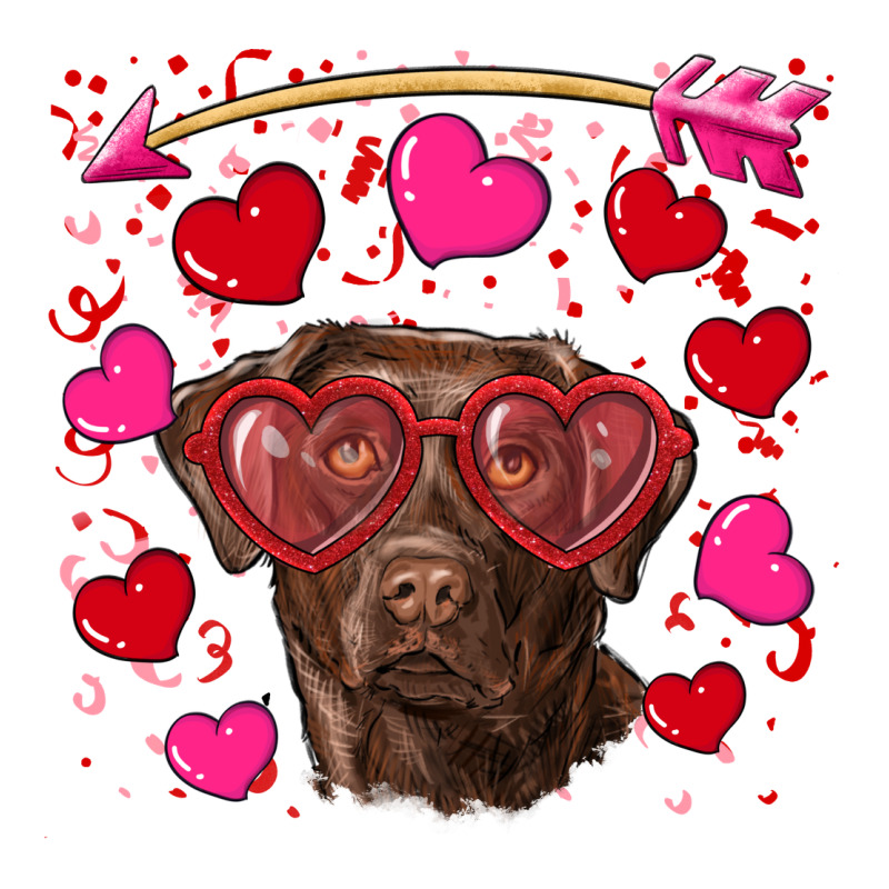 Valentine's Day  Labrador Retriever Long Sleeve Tee by RanaPortraitStore | Teevron