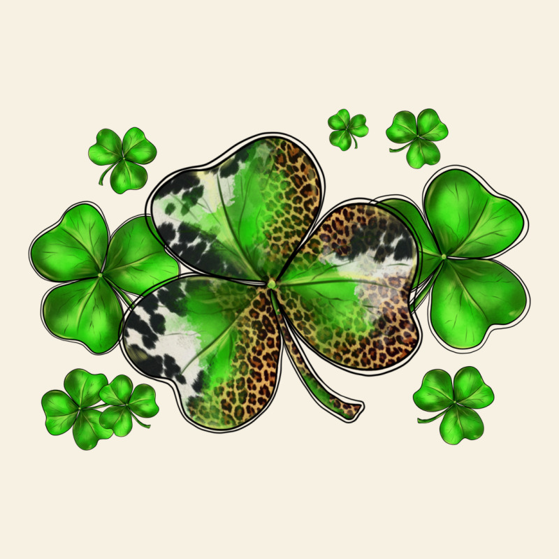 St. Patricks Day Shamrocks Vintage Tee by BarkalooDesign | Teevron