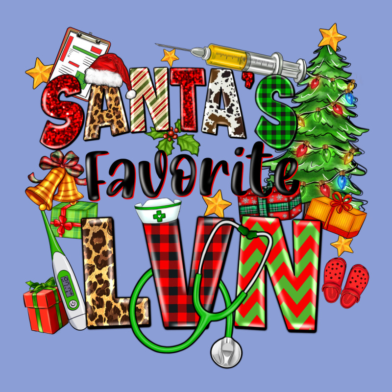 Santa's Favorite Lvn Long Sleeve Tee by Zillion Design Studio | Teevron