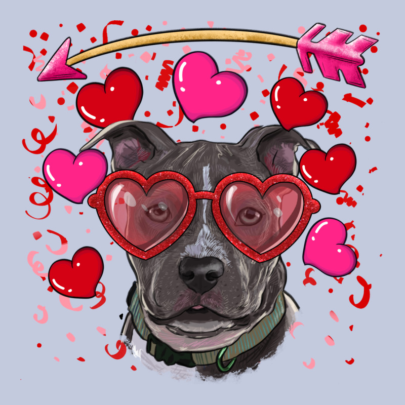 Valentine's Day  Pitbull Long Sleeve Tee by RanaPortraitStore | Teevron