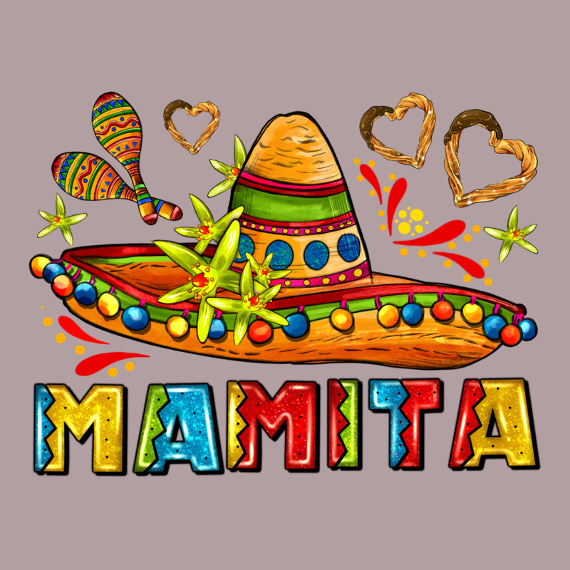 Mamita And Sombrero With Lime Flowers Vintage Hoodie by AdoDesignShop | Teevron