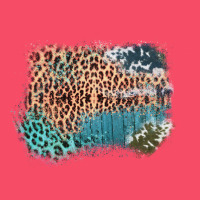 Leopard Wood Cowhide Pattern Mixed Western Frame Premium Sweatshirt | Teevron