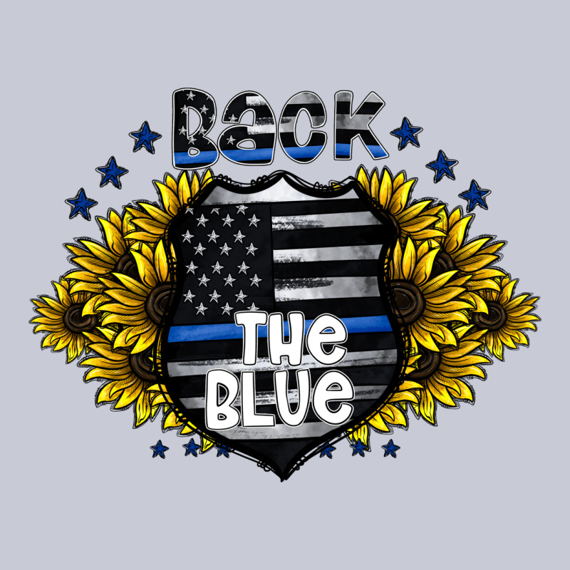 Back The Blue Heavyweight Hoodie by CowhideDigitalArt | Teevron