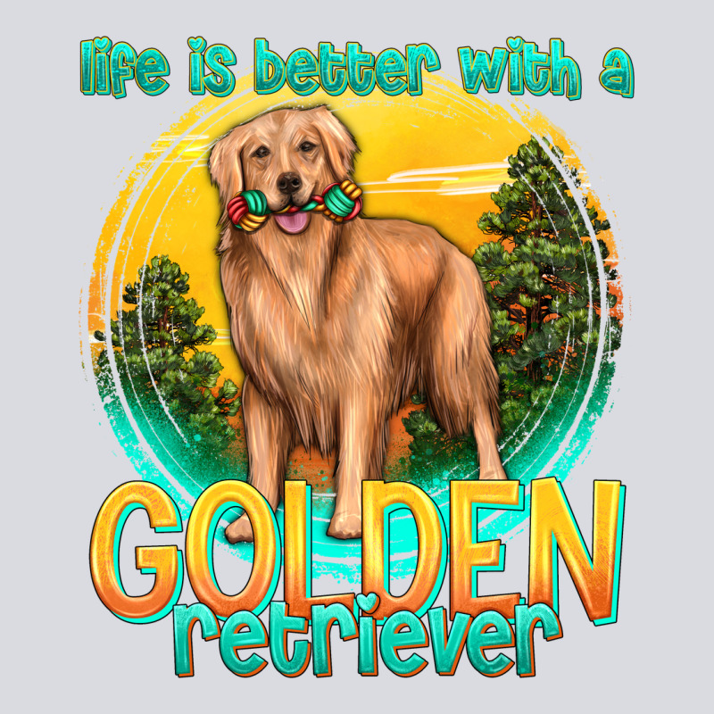 Life Is Better With A Golden Retriever Zipper Hoodie by texasbilliewilder | Teevron