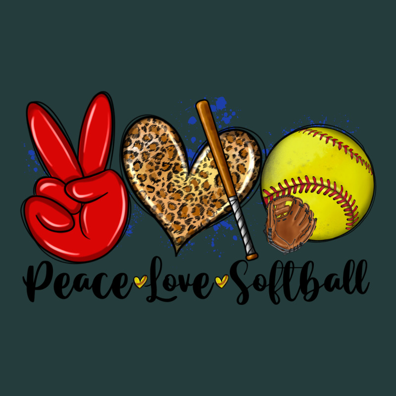 Peace Love Softball Classic Tee by Zillion Design Studio | Teevron