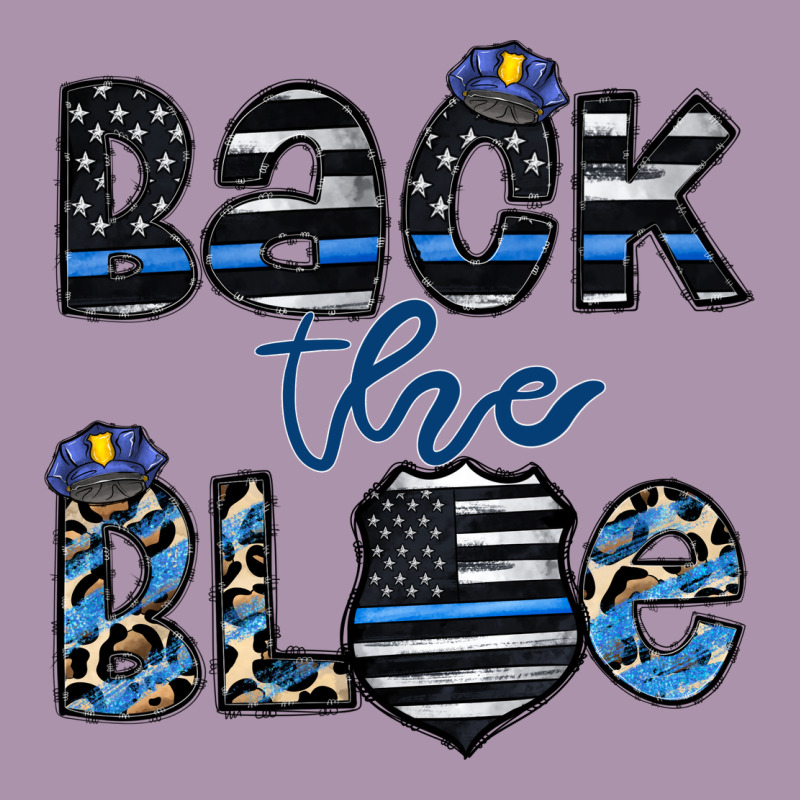 Back The Blue1 Heavyweight Hoodie by CowhideDigitalArt | Teevron