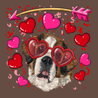 Valentine's Day  Saint Bernard Dog Long Sleeve Tee | Teevron