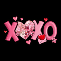 Xoxo Disco Heart Valentine's Day Urban Hoodie | Teevron