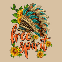 Free Spirit Sunflower And Indian Headdress Heavyweight Hoodie | Teevron