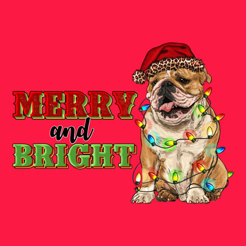 Merry And Bright English Bulldog Zipper Hoodie by RanaPortraitStore | Teevron
