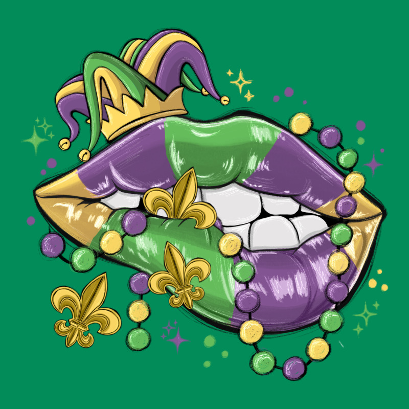 Mardi Gras Lips Urban Hoodie by MaliasSmallBusiness | Teevron