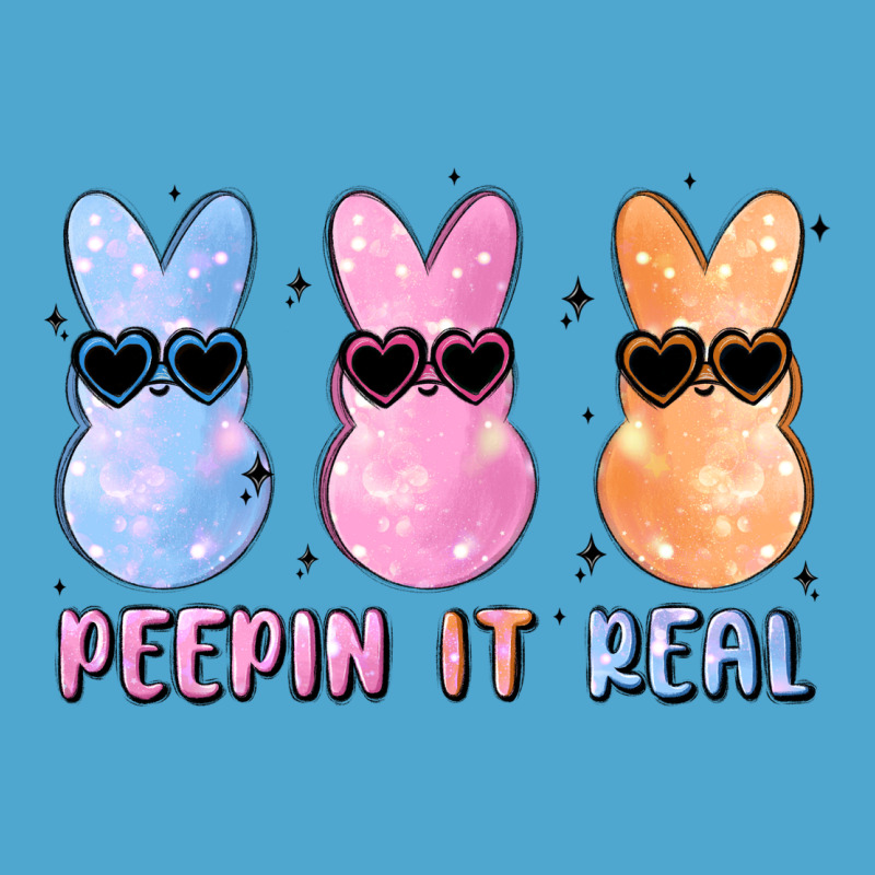 Peepin It Real Easter Glitter Premium Hoodie by MaliasSmallBusiness | Teevron
