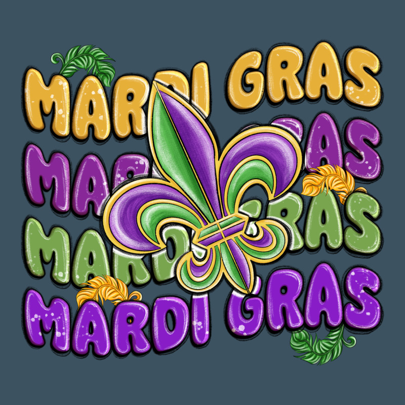 Mardi Gras With Fleur De Lis Urban Hoodie by MaliasSmallBusiness | Teevron