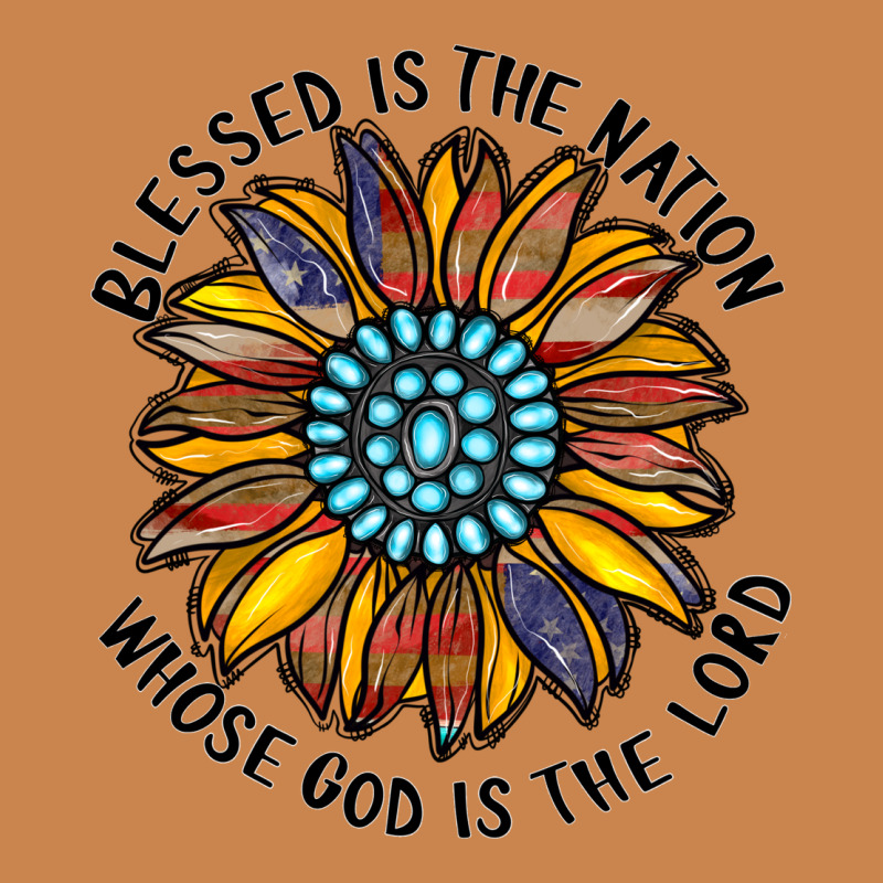 Blessed Is The Nation Whose God Is The Lord Heavyweight Hoodie by CowhideDigitalArt | Teevron