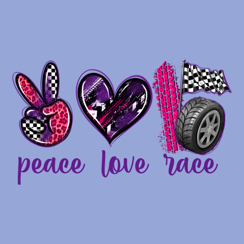 Peace Love Race Classic Tee by texasbilliewilder | Teevron