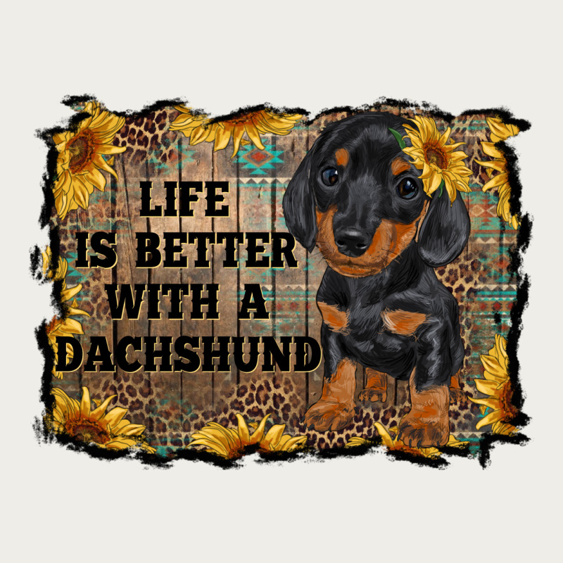 Life Is Better With A Dachshund Zipper Hoodie by RanaPortraitStore | Teevron
