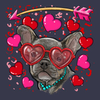 Valentine's Day French Bulldog Puppy Long Sleeve Tee | Teevron