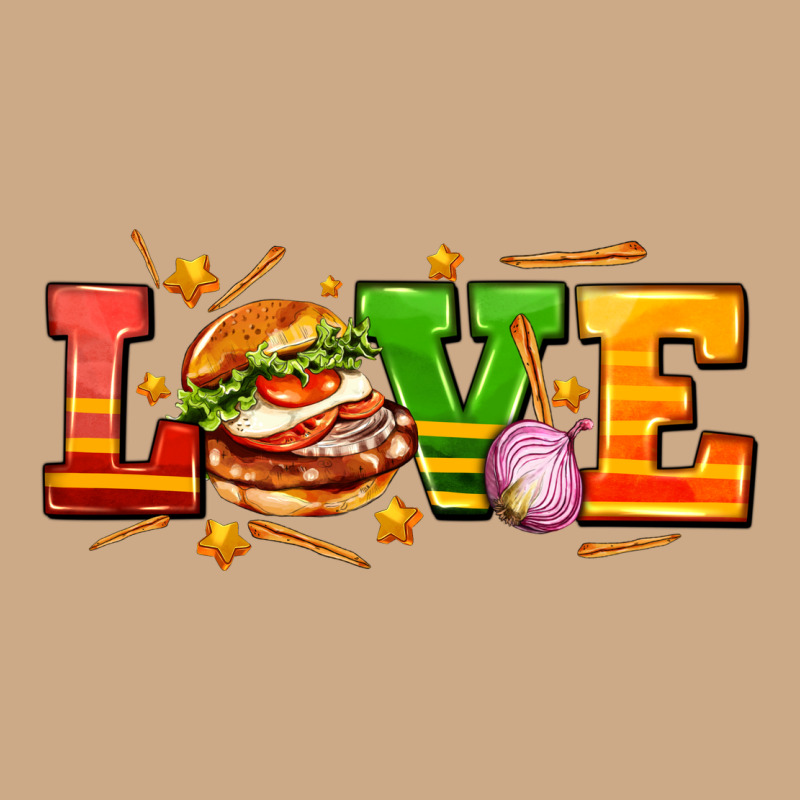 Love With Hamburger Vintage Hoodie by AdoDesignShop | Teevron