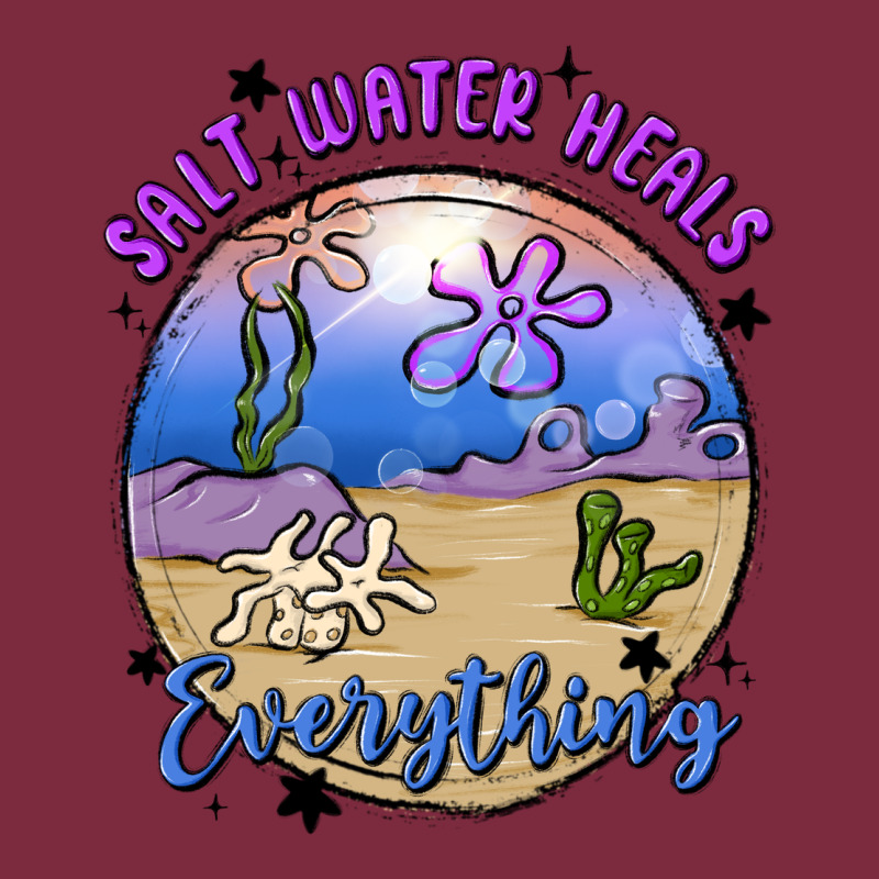 Salt Water Heals Everything Premium Hoodie by MaliasSmallBusiness | Teevron
