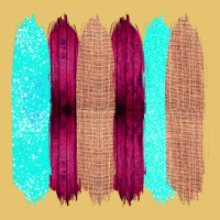Colored Farm Life Purple Wood Jute Cyan Glitter Brush Strokes Premium Sweatshirt | Teevron