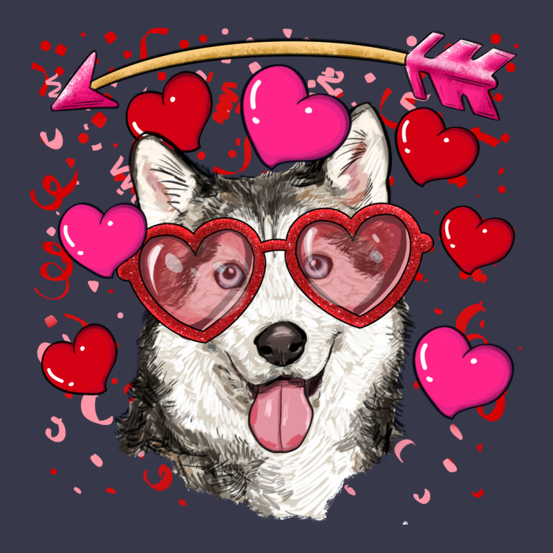 Valentine's Day Husky Long Sleeve Tee by RanaPortraitStore | Teevron