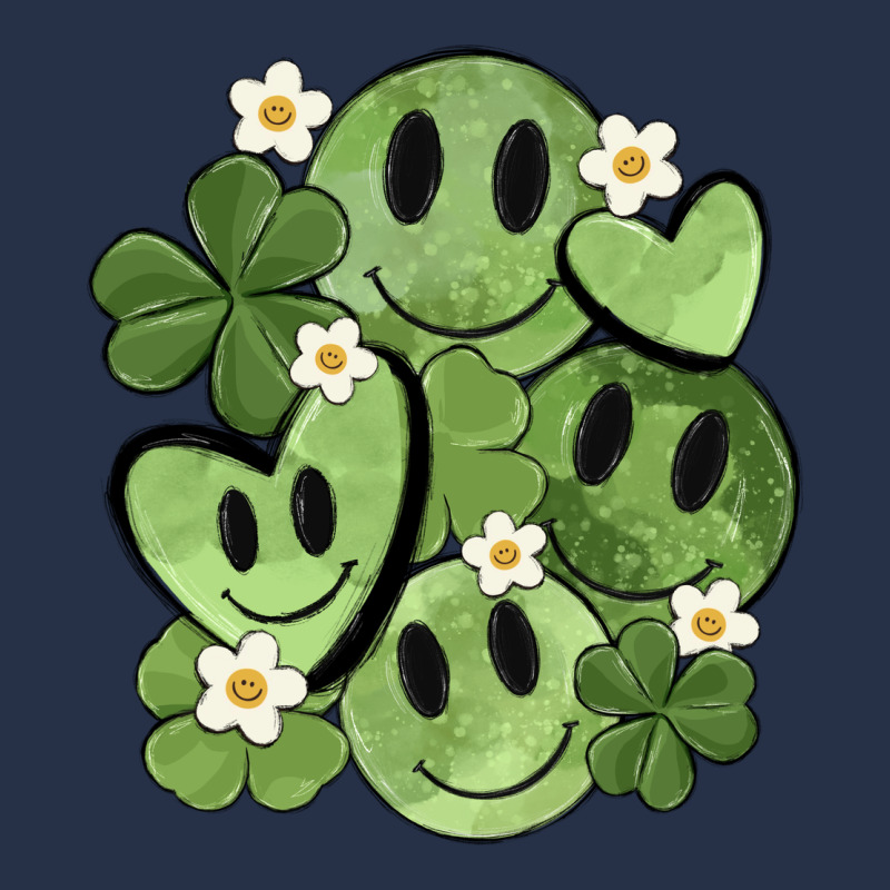 St. Patrick's Day Green Smile Premium Hoodie by MaliasSmallBusiness | Teevron