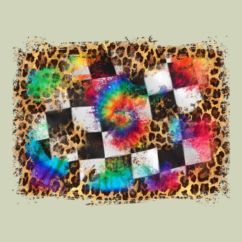 Race Leopard And Tie Dye Background Heavyweight Hoodie by HRA Design Shop | Teevron