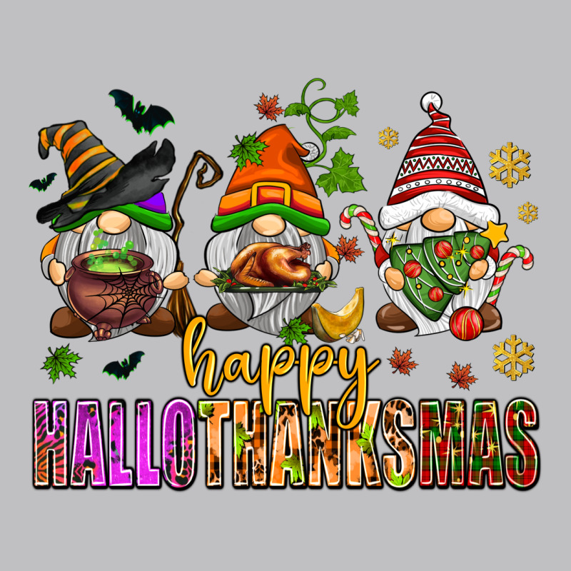 Happy Hallothanksmas Gnomes Long Sleeve Tee by AdoDesignShop | Teevron