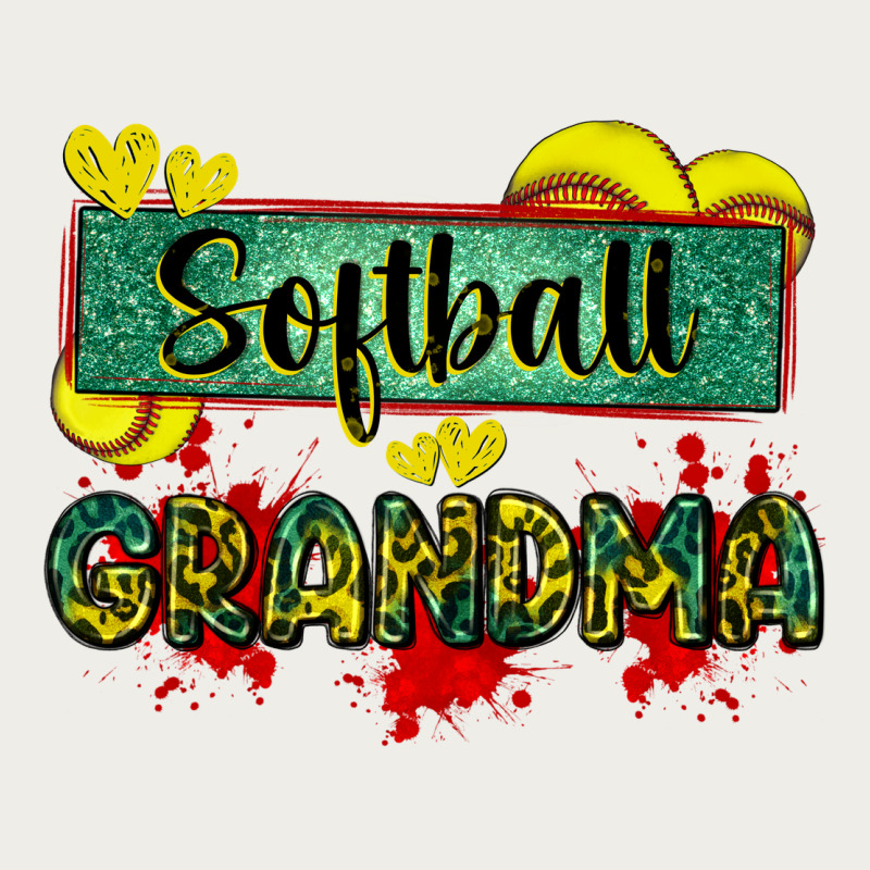 Softball Grandma With Leopard Zipper Hoodie by Zillion Design Studio | Teevron