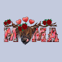 Valentine's Day Mama Black Highland Cow Long Sleeve Tee | Teevron