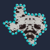 Texas Map Cowhide Turquoise Gemstone Premium Sweatshirt | Teevron