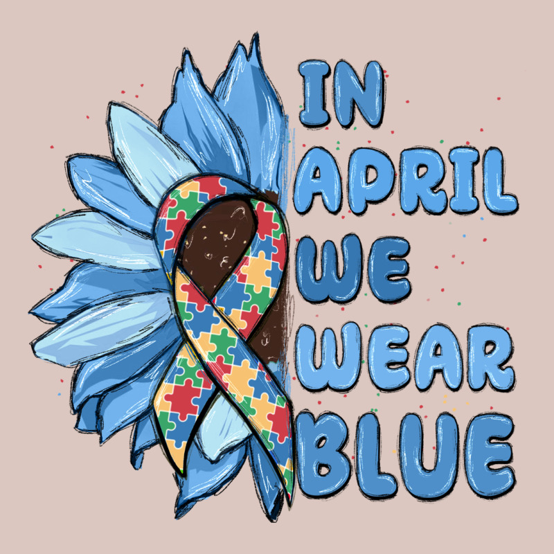 In April We Wear Blue Premium Hoodie by MaliasSmallBusiness | Teevron
