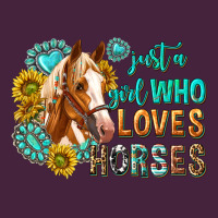 Western Just A Girl Who Loves Horses Long Sleeve Tee | Teevron