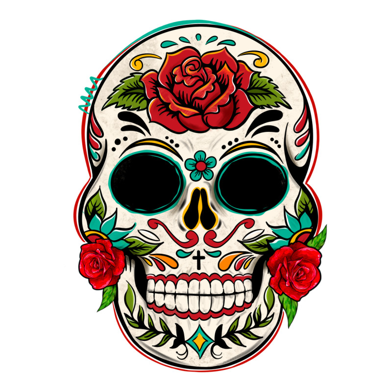 Mexican Day Of The Dead Zipper Hoodie by texasbilliewilder | Teevron