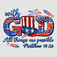 With God All Things Are Possible Usa Premium Sweatshirt | Teevron
