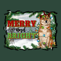 Merry And Bright Shiba Inu Zipper Hoodie | Teevron