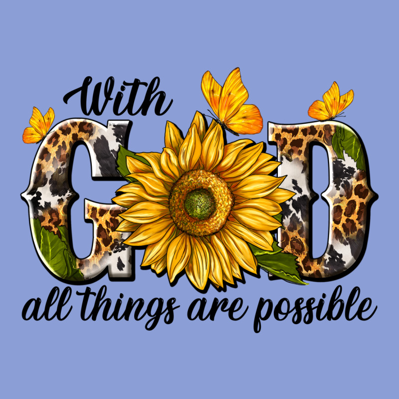With God All Things Are Possible Long Sleeve Tee by texasbilliewilder | Teevron