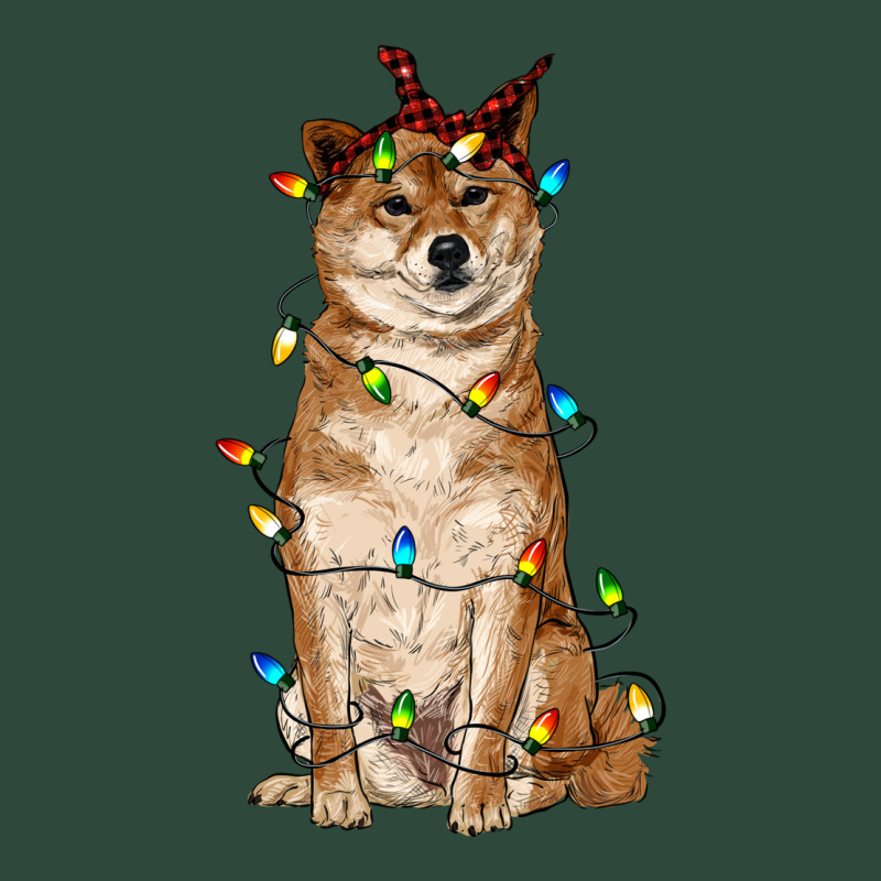 Christmas Lights Shiba Inu Zipper Hoodie by RanaPortraitStore | Teevron